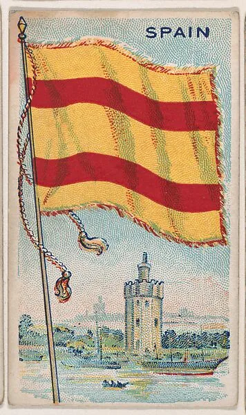 Spain, bakery card from the Flags series (D34), issued by the Ward-Mackey Company — Ward-Mackey Company