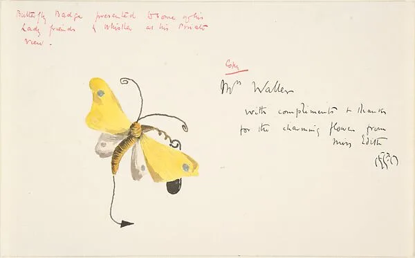 Butterfly Badge — Pickford Robert Waller|James McNeill Whistler