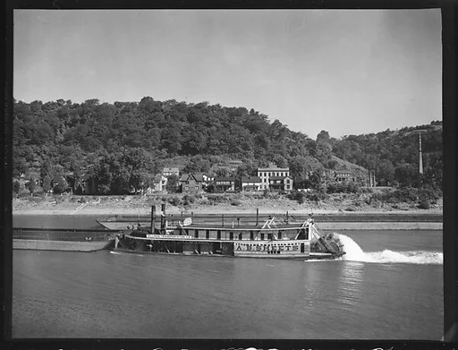 [Sternwheeler A.B. Sheets on River, Pittsburgh, Pennsylvania?]