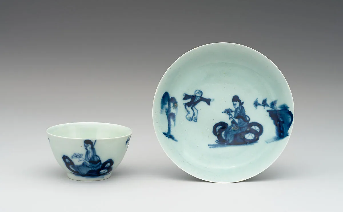 Teabowl and saucer — Liverpool|Richard Chaffers