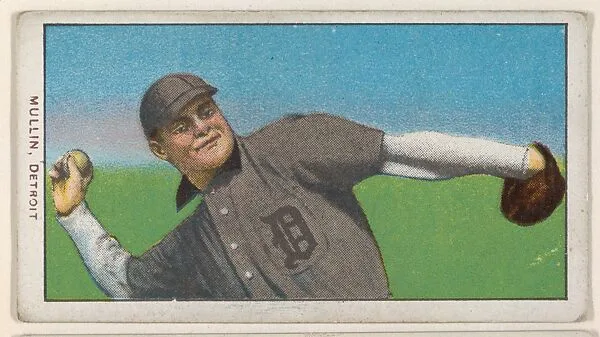Mullin, Detroit, American League, from the White Border series (T206) for the American Tobacco Company — American Tobacco Company