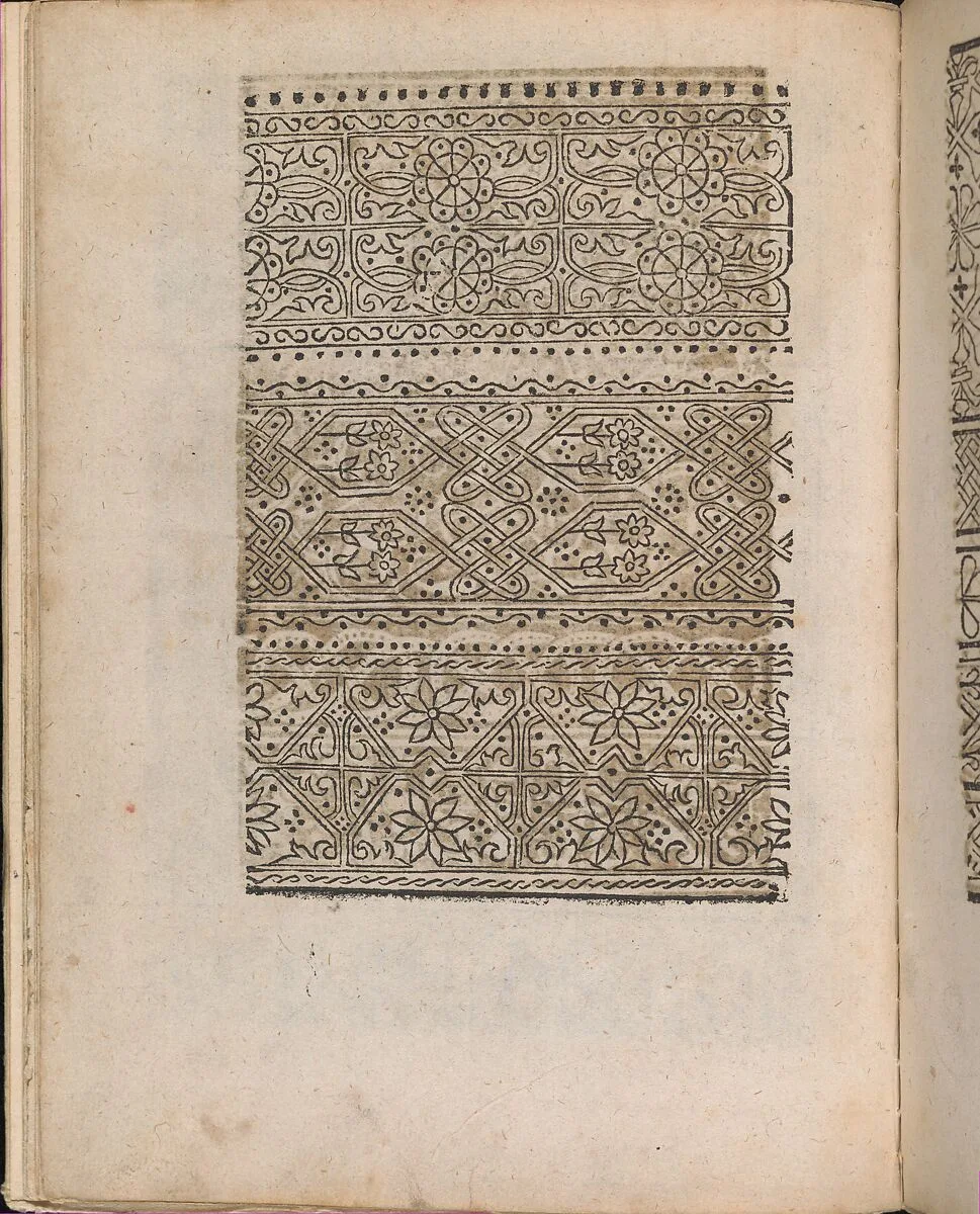Modelbuch aller Art Nehens vn Stickens (Page 9v) — Christian Egenolff