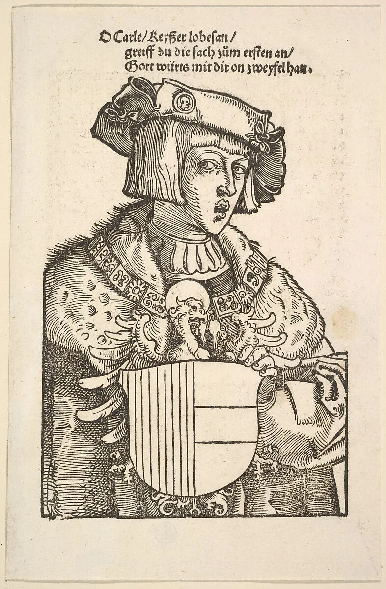Portrait of Charles V — Hans Baldung (called Hans Baldung Grien)