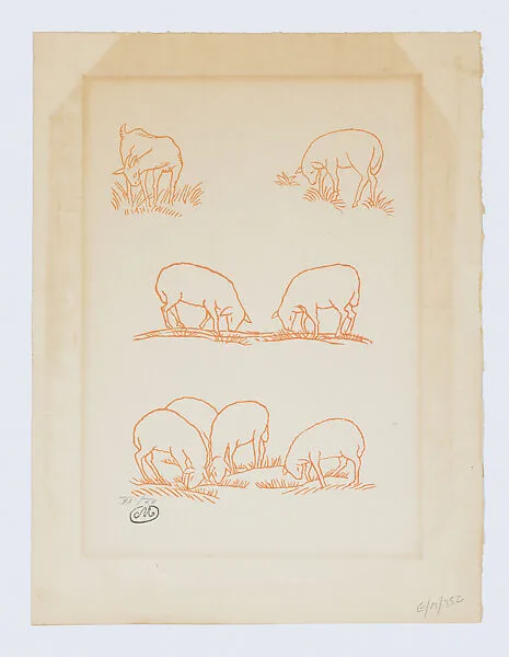 Vignettes of sheep — Philippe Gonin|Aristide Maillol