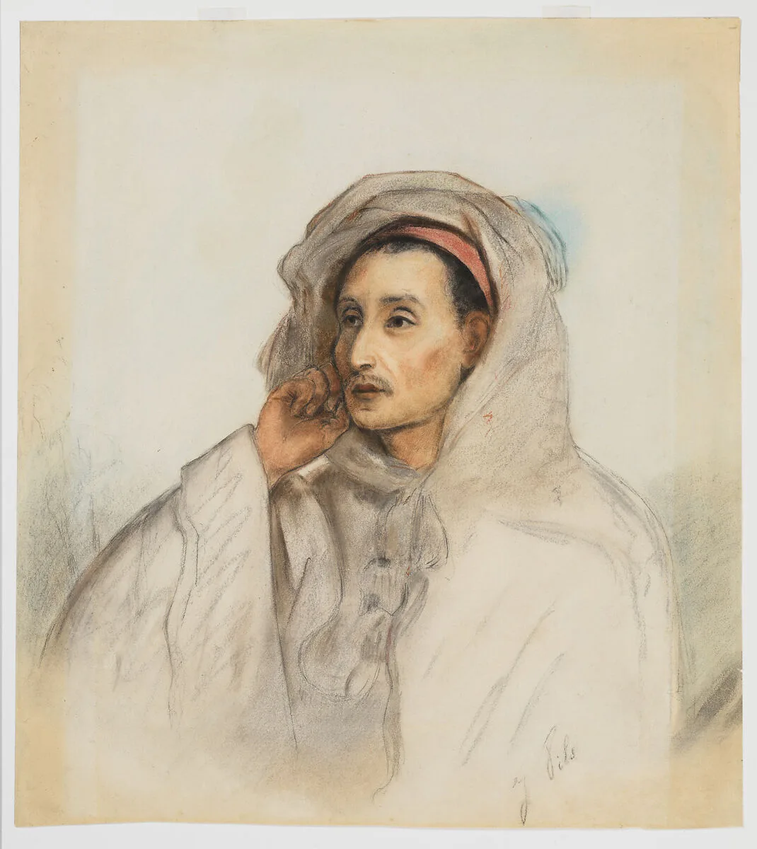Head of an Arab — Isidore Pils