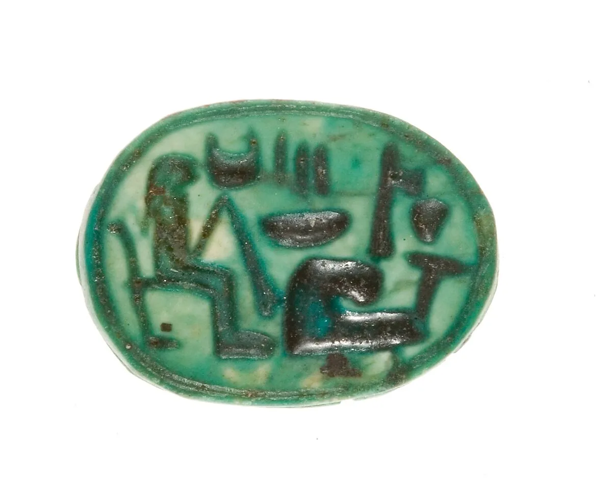 Scarab Inscribed for the God's Wife Hatshepsut, Living — Unknown