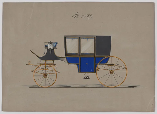 Design for Glass Panel Coach, no. 3569