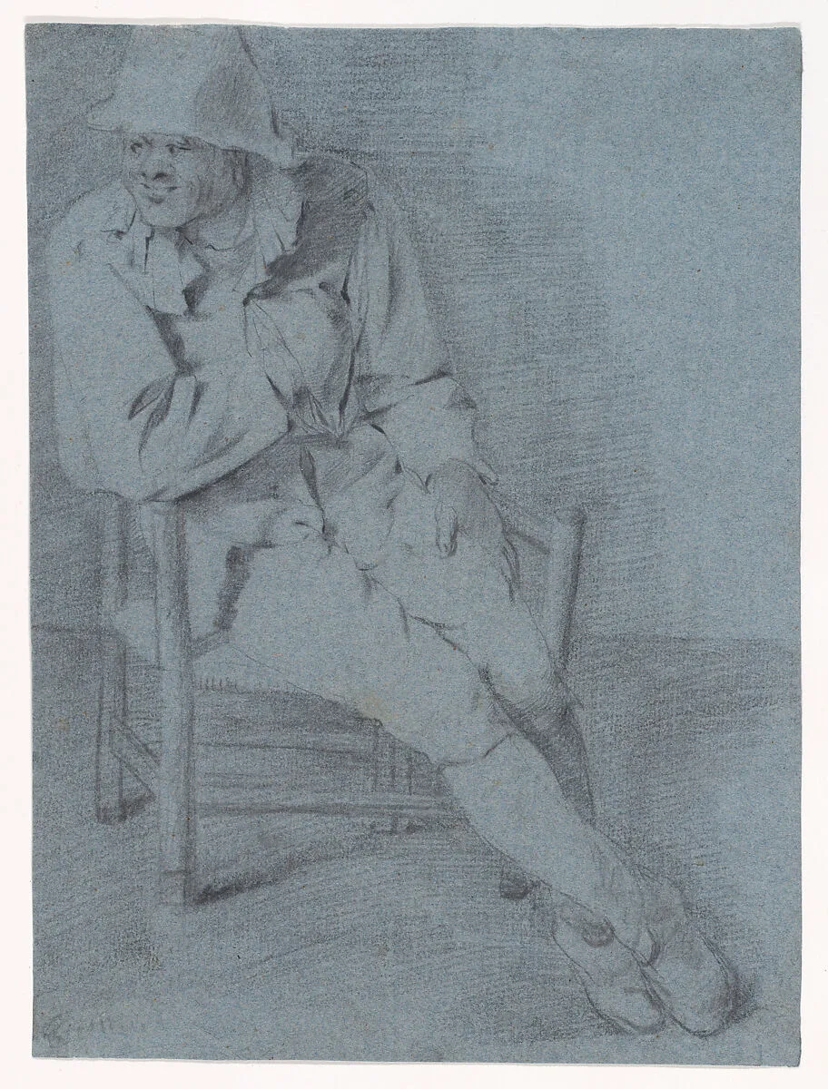 Study of a seated man, one hand resting inside his jacket (recto); Unfinished study on a seated man (verso) — Cornelis Bega