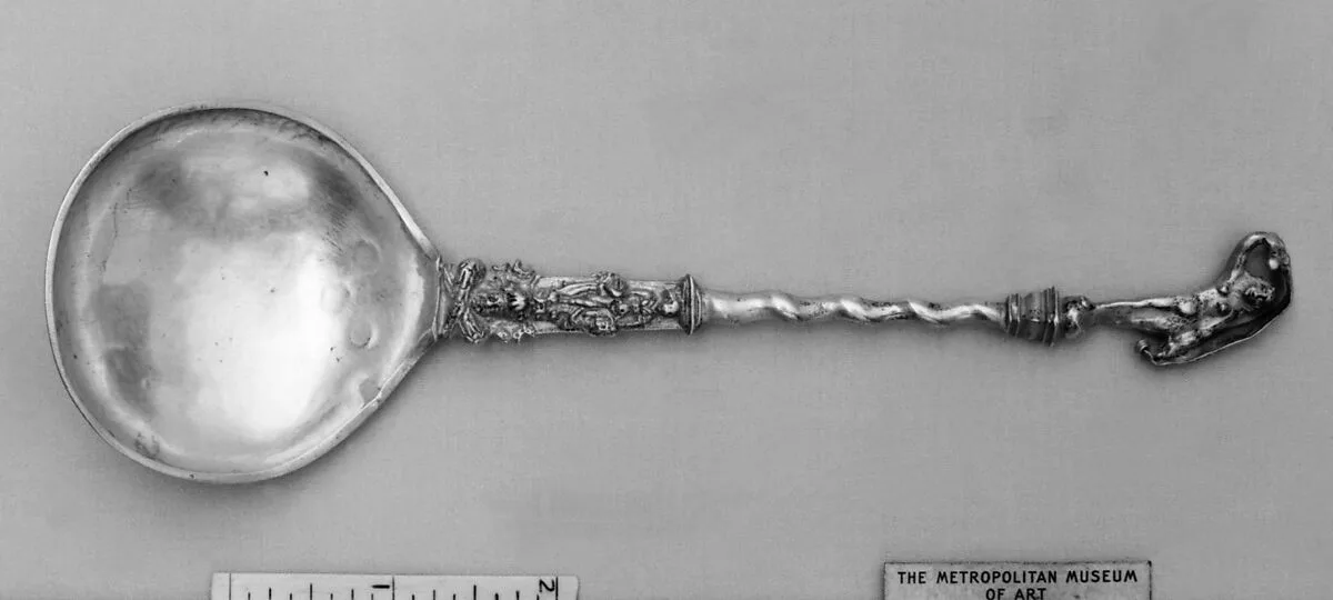Figure-top spoon — Unknown