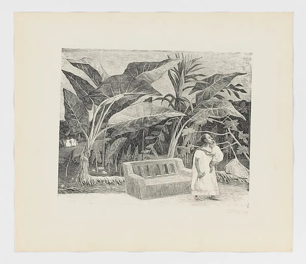 The garden of Hecelchacán, from 'Estampas de Yucatan' (1946) — Alfredo Zalce|La Estampa Mexicana|José Sánchez
