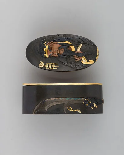Sword-Hilt Collar and Pommel (Fuchigashira)