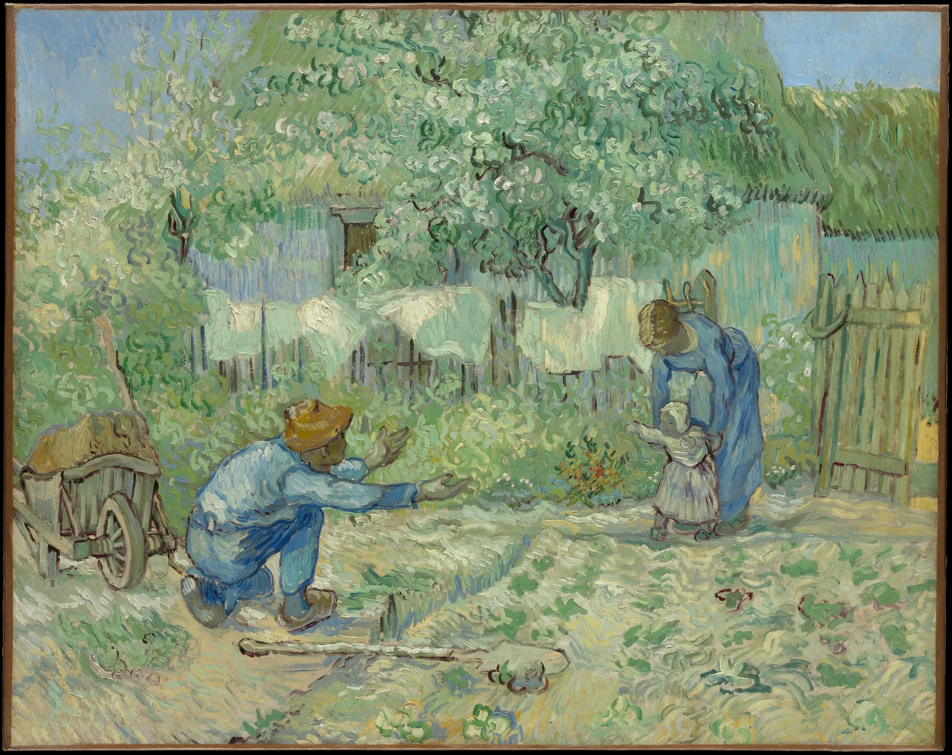 First Steps, after Millet — Vincent van Gogh