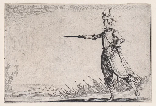 Le Commandant a Pied (The Commander on Foot), from Les Caprices Series A, The Florence Set