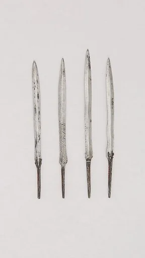 Four Cock's Spurs with Case