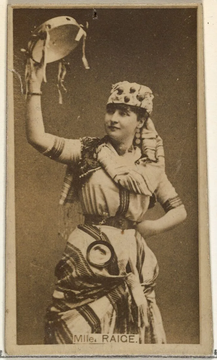 Mlle. Raige, from the Actors and Actresses series (N145-8) issued by Duke Sons & Co. to promote Duke Cigarettes — American Tobacco Company|W. Duke, Sons & Co.
