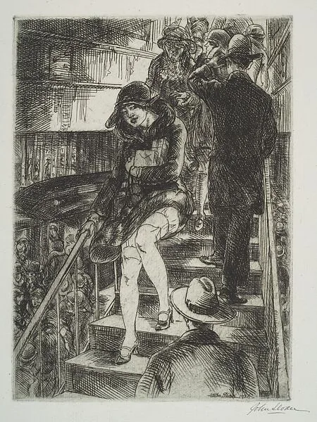 Subway Stairs — John Sloan