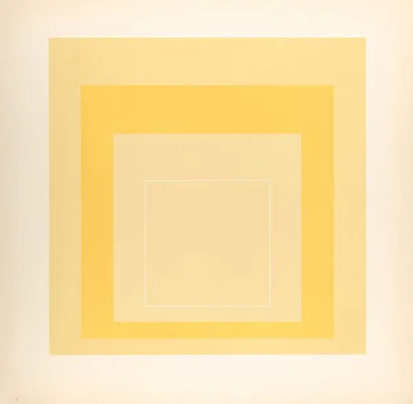 Proof for White Line Square series — Josef Albers|Gemini G.E.L.|Kenneth E. Tyler