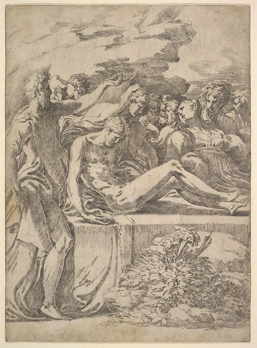 Entombment — Parmigianino (Girolamo Francesco Maria Mazzola)