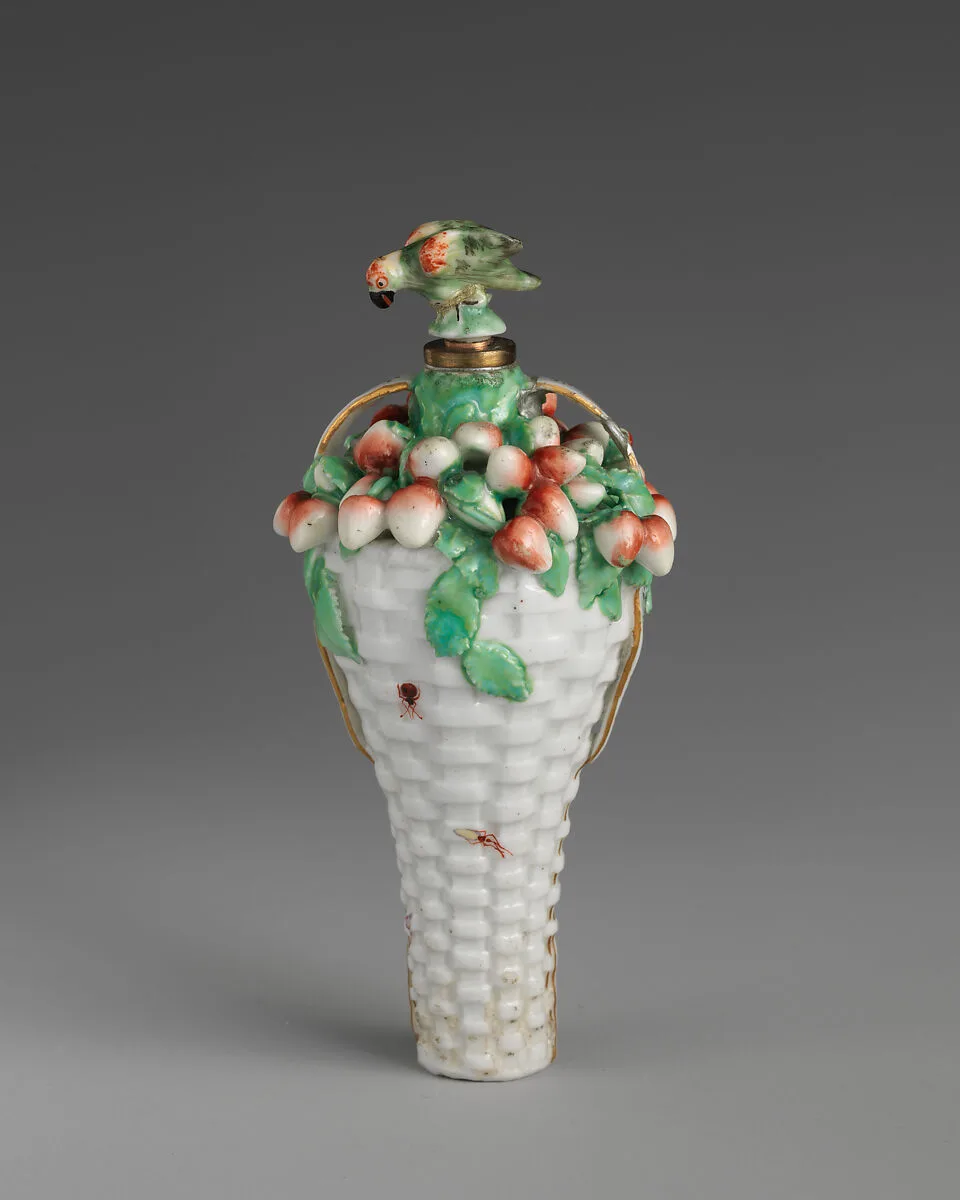 Basket of cherries — Chelsea Porcelain Manufactory
