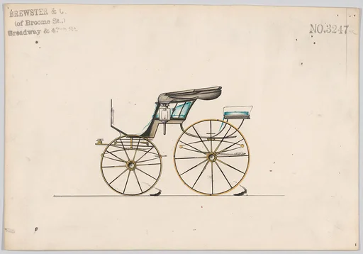 Design for Pony Phaeton, no. 3247a