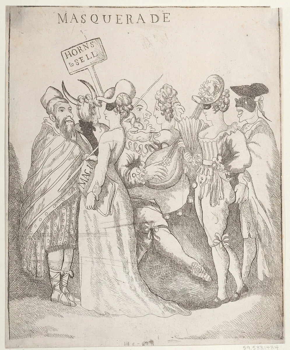 Masquerade — Thomas Rowlandson