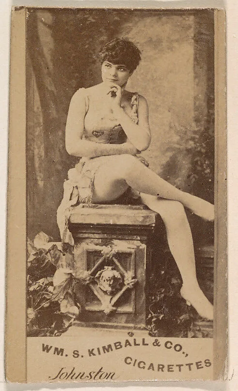 Miss Johnston, from the Actresses series (N203) issued by Wm. S. Kimball & Co. — William S. Kimball & Company