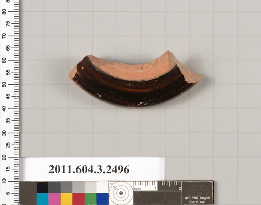 Terracotta fragment of a kylix (drinking cup)