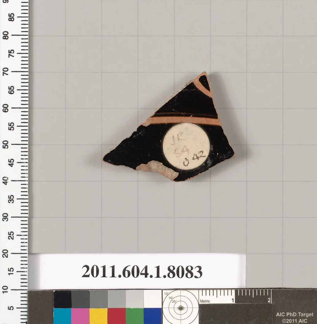 Terracotta fragment of a kylix (drinking cup) — Unknown
