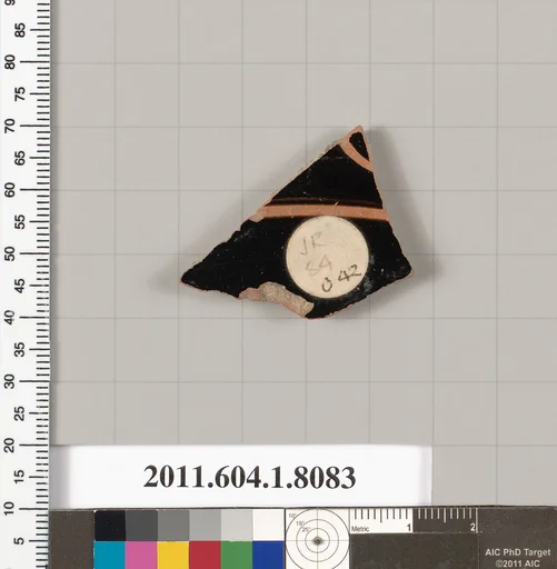 Terracotta fragment of a kylix (drinking cup)