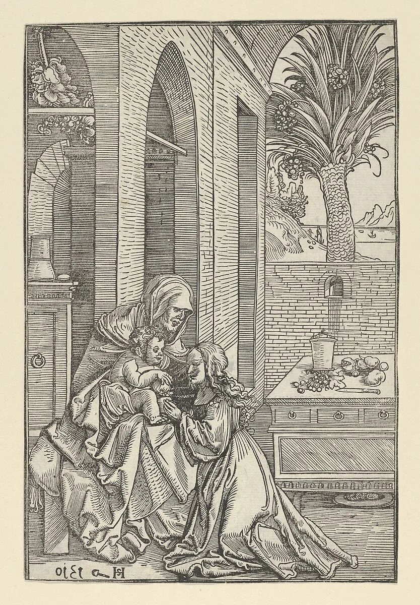 Virgin and Child with Saint Anne — Hans Schäufelein