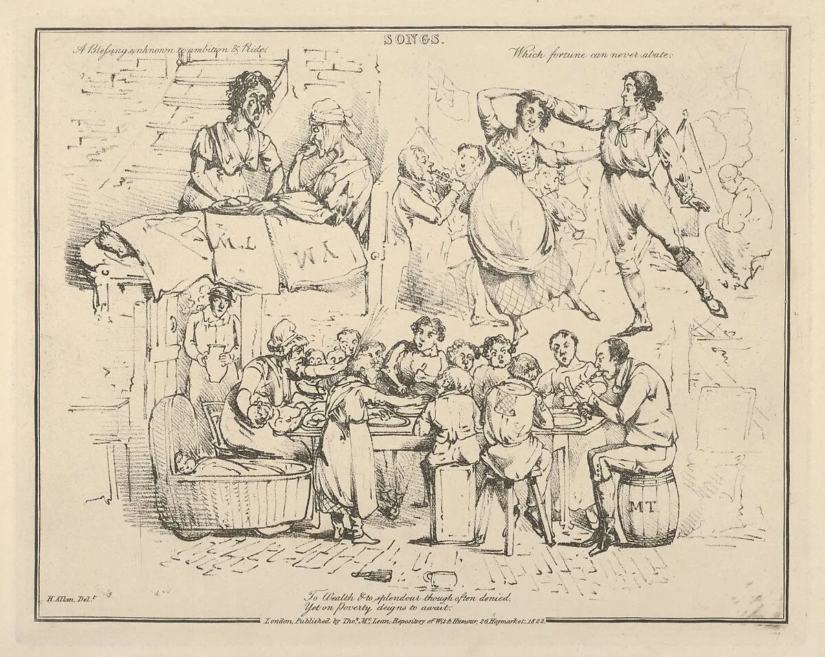 Songs: "A Blessing unknown to ambition & Pride" — Henry Thomas Alken|Thomas McLean