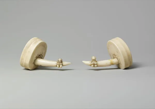 Ivory Ear Ornaments (Hakakai) — Unknown