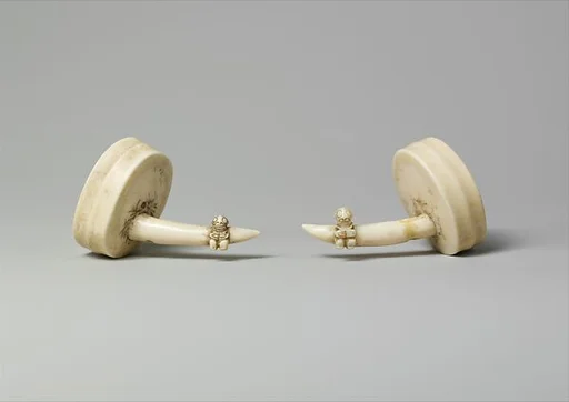 Ivory Ear Ornaments (Hakakai)