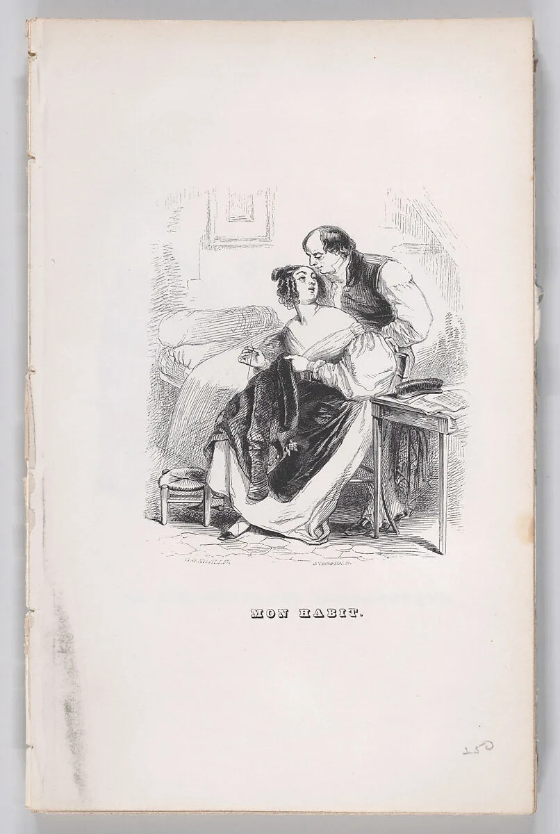 "My Coat" from The Complete Works of Béranger — John Thompson|J. J. Grandville|Pierre Jean de Béranger|Fournier & Perrotin