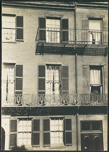 [Windows and Balconies on West Cedar Street, Beacon Hill, Boston]