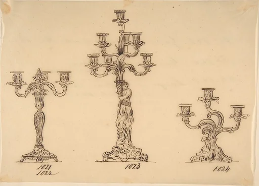 Designs for Three Candelabras