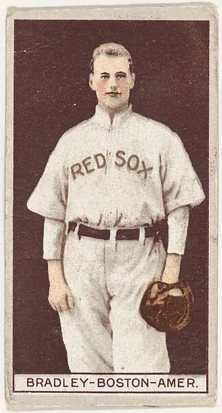 Hugh Bradley, Boston, American League, from the Brown Background series (T207) for the American Tobacco Company — American Tobacco Company