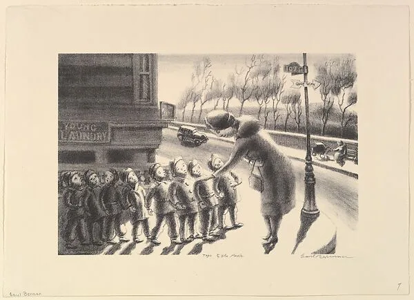 Trip to the Park — Saul Berman|WPA