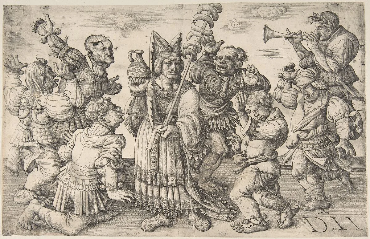 Morris Dancers — Daniel Hopfer|Anonymous, Italian, 15th to 16th century
