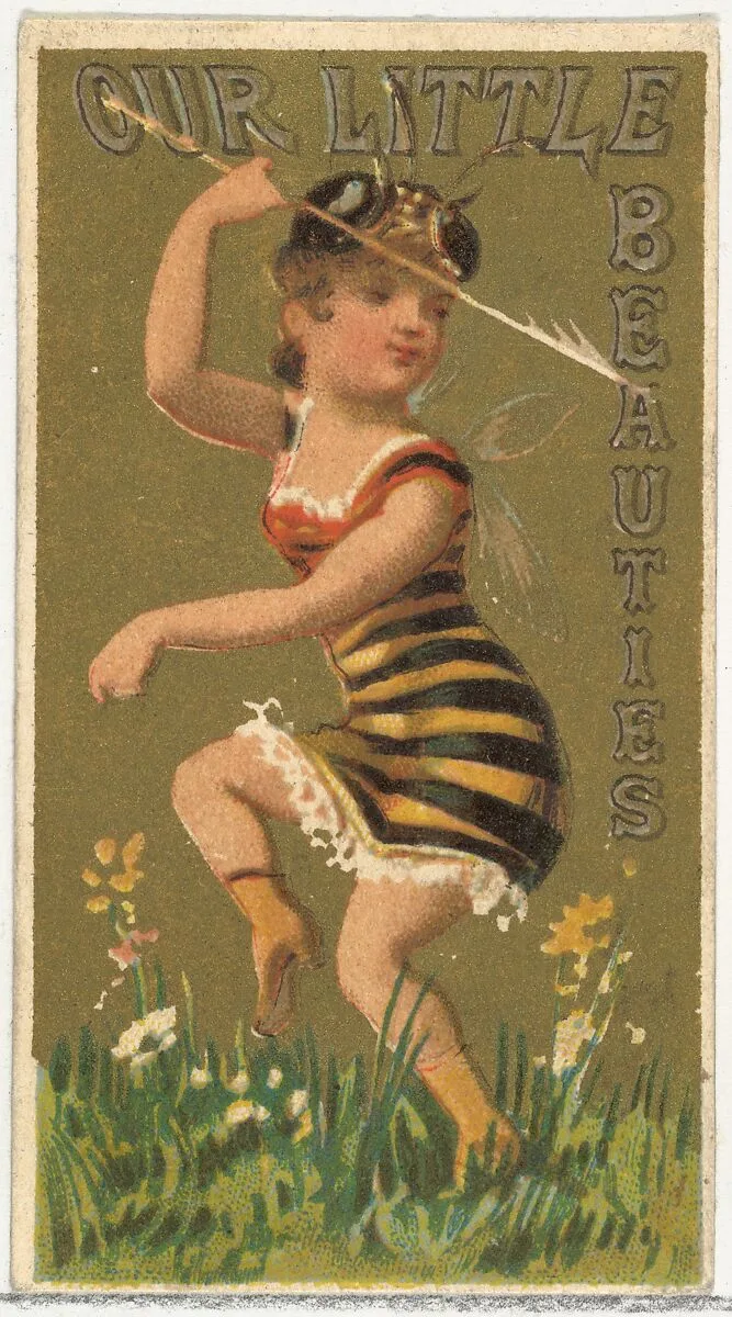 From the Girls and Children series (N58) promoting Our Little Beauties Cigarettes for Allen & Ginter brand tobacco products — Allen & Ginter