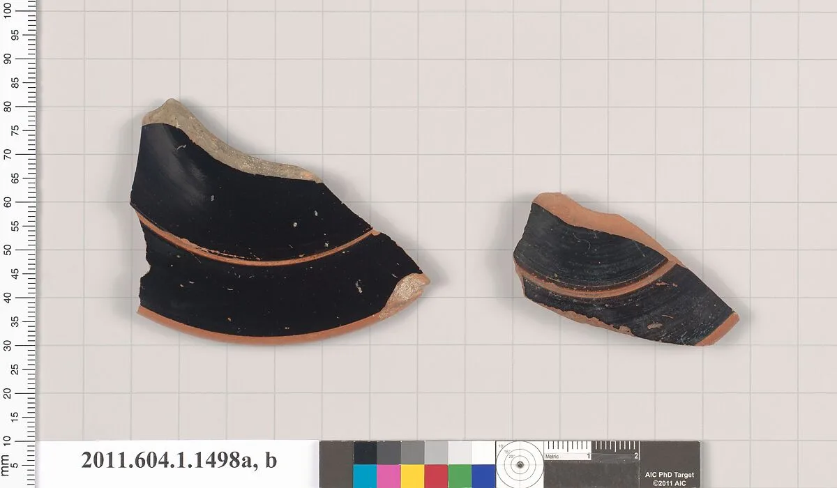 Terracotta fragments of kylikes (drinking cups) — Unknown