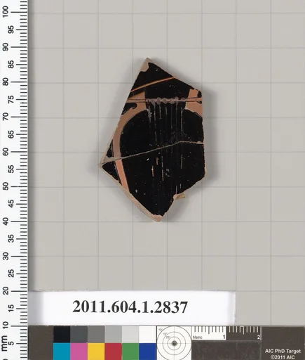 Terracotta fragment of a kylix (drinking cup)