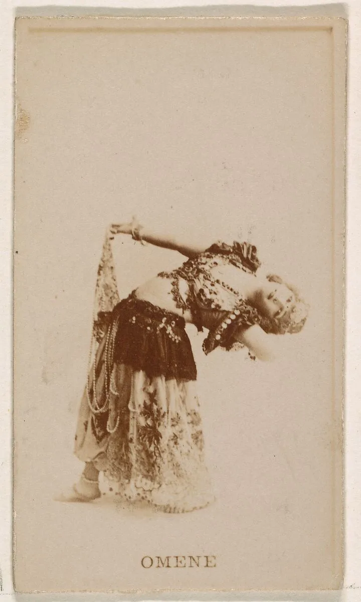 Omene, from the Actresses series (N245) issued by Kinney Brothers to promote Sweet Caporal Cigarettes — Kinney Brothers Tobacco Company