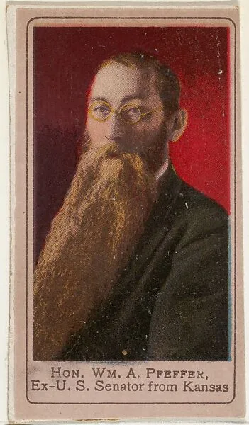 Honorable William A. Pfeffer, Ex-United States Senator from Kansas, from the Heroes of the Spanish War series (T175) — Kinney Brothers Tobacco Company|American Tobacco Company