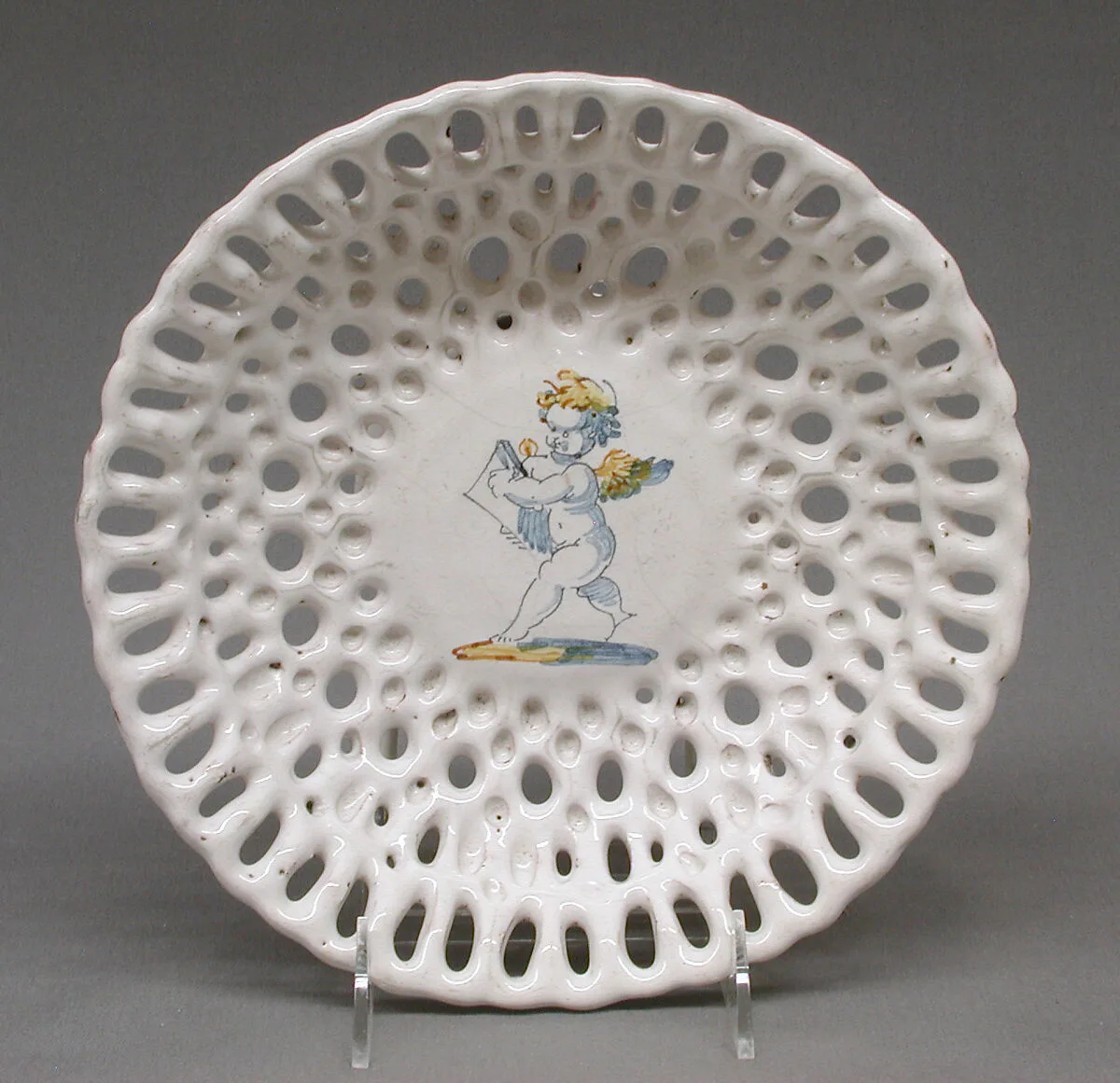 Footed dish — Unknown