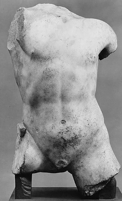 Marble torso of a boy — Unknown