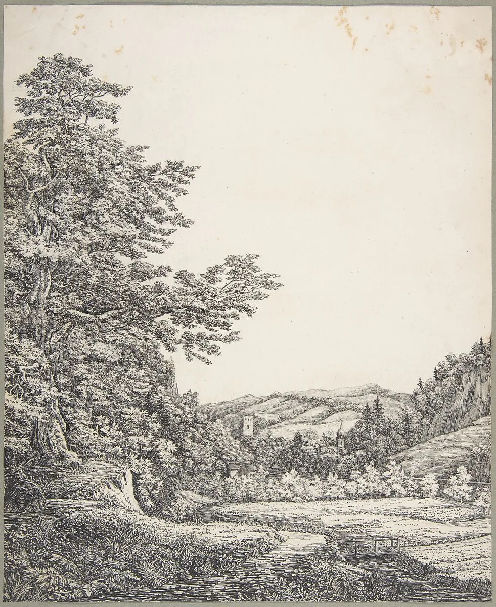 Southern German Landscape — Otto Friedrich Magnus Count Baudissin