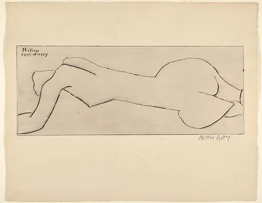 Nude with Long Torso