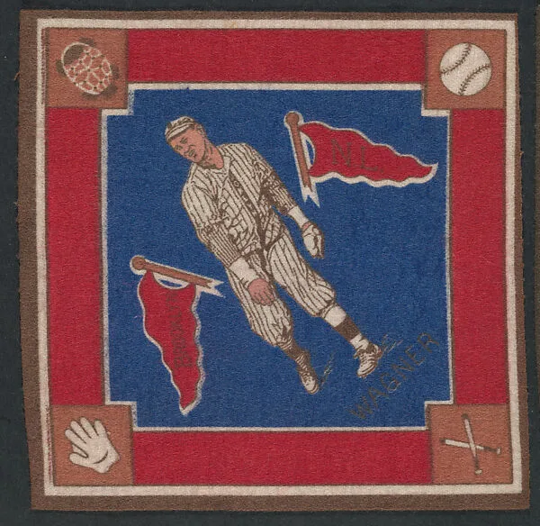 Bull Wagner, Brooklyn, National League from Baseball Players Felt Blanket series (B18) — Unknown