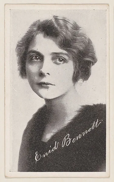 Enid Bennett from Kromo Gravure "Leading Moving Picture Stars" (W623) — Kromo Gravure Photo Company, Detroit, Michigan